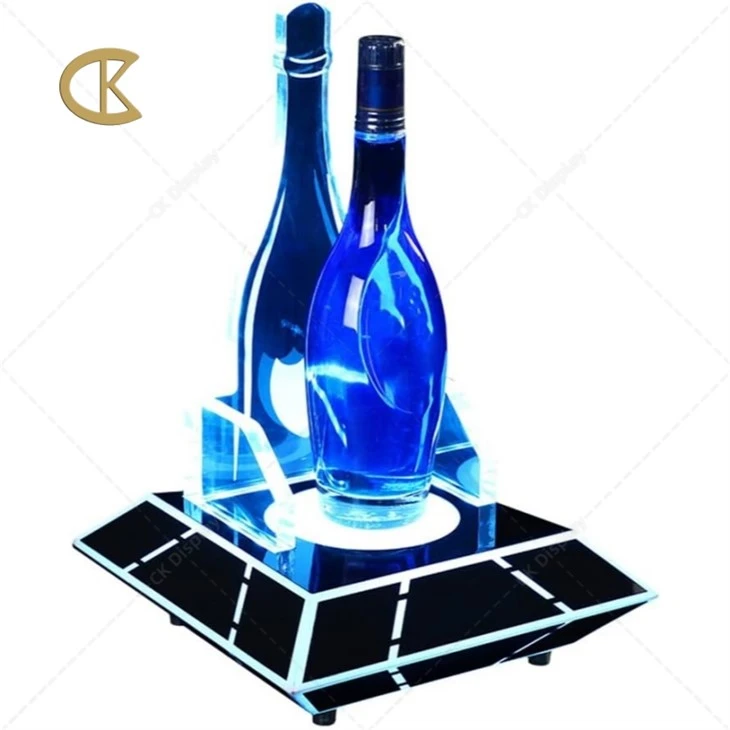 LED Champagne Base Acrylic Luminous Holder
